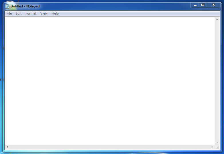 NotePad screenshot